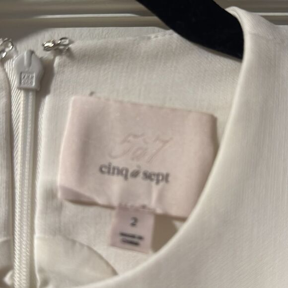 Cinq A Sept Windsor Ivory Mini Dress Size 2 - Picture 8 of 10